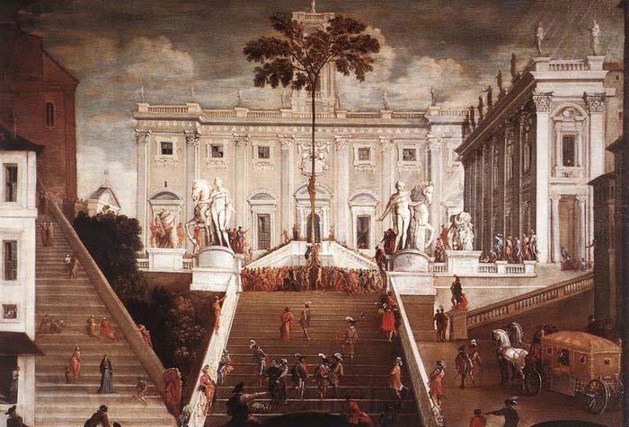 TASSI, Agostino Competition on the Capitoline Hill Germany oil painting art